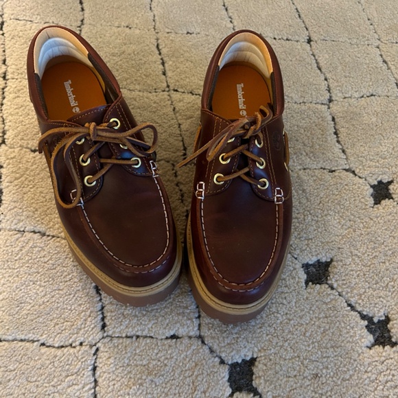 Women’s platform Timberland boat shoes - 8.5 - Picture 2 of 6